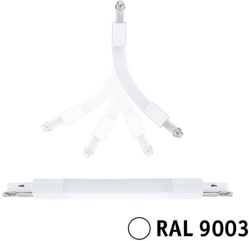Paulmann 95650 Hochvolt-Schienensystem-Komponente Flexverbinder Signal-Weiß