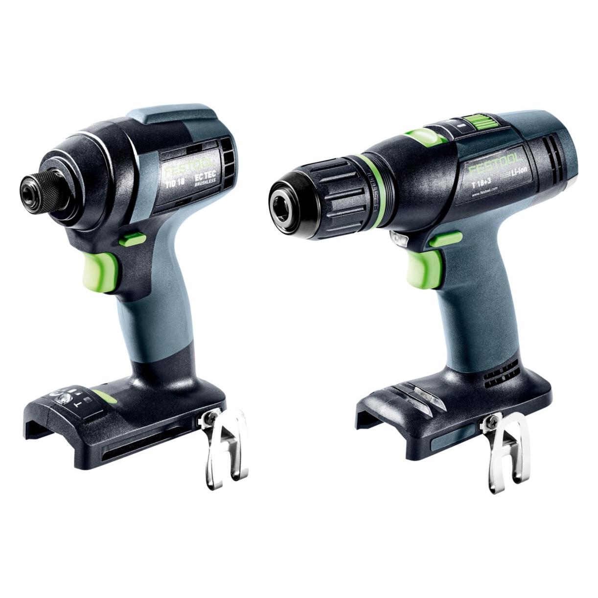 Festool Schrauber- und Bohrer-Set TID 18 Basic-Set T18 (Bohrschrauber, Schlagschrauber) (578813)