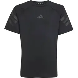 adidas Sport Icons 3 Stripes T-Shirt Kinder - black/black - 164