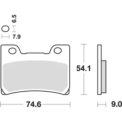 TRW Bremsbelag MCB 642 mit Zulassung