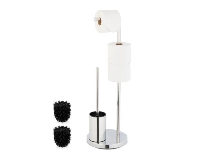 Relaxdays Toiletbutler met reserverolhouder