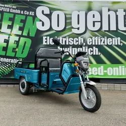GREEN-SPEED Elektro 3-Rad Cargo Pritsche "L-Klasse" mit Kippfunktion