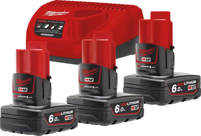 Milwaukee Starterset 12 Volt M12NRG-603 (12 V) (4002395287239)