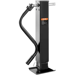 VEVOR Anhängerheber bis 5443 kg Anhängerstütze Reiseanhänger Ausdrehstütze mit Ergonomischem Griff Wagenheber aus Kohlenstoffstahl mit Rostfreier Beschichtung Anhängerheberständer Höhenverstellbar