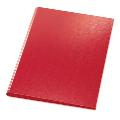 Falken 11288388 Klemmbrettmappe für DIN A4, folienkaschiert, Tasche im Vorderd., m. Stiftehalter - Rot