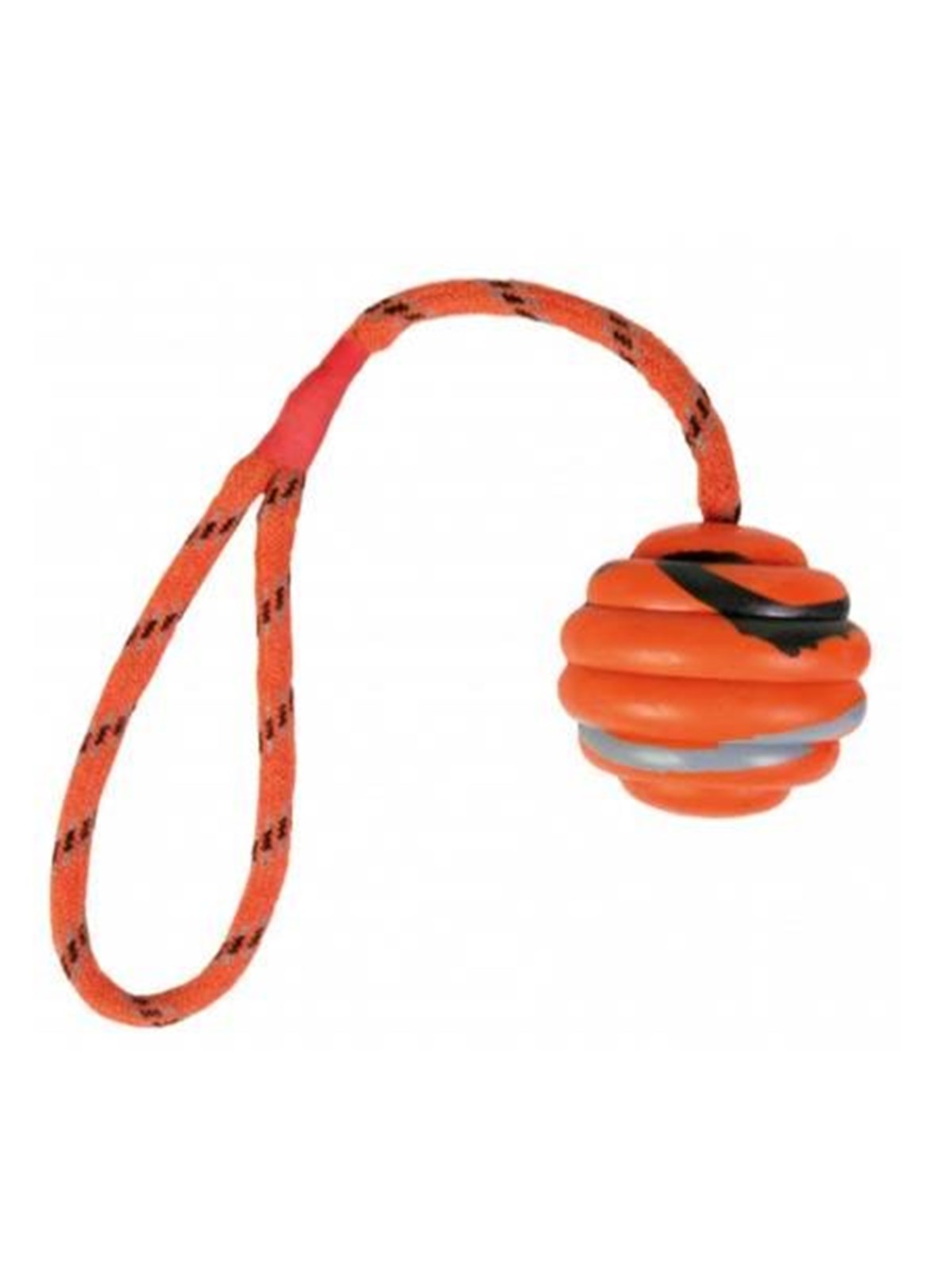 Trixie Wavy Ball on a Rope for Dogs ø 6/30 cm orange