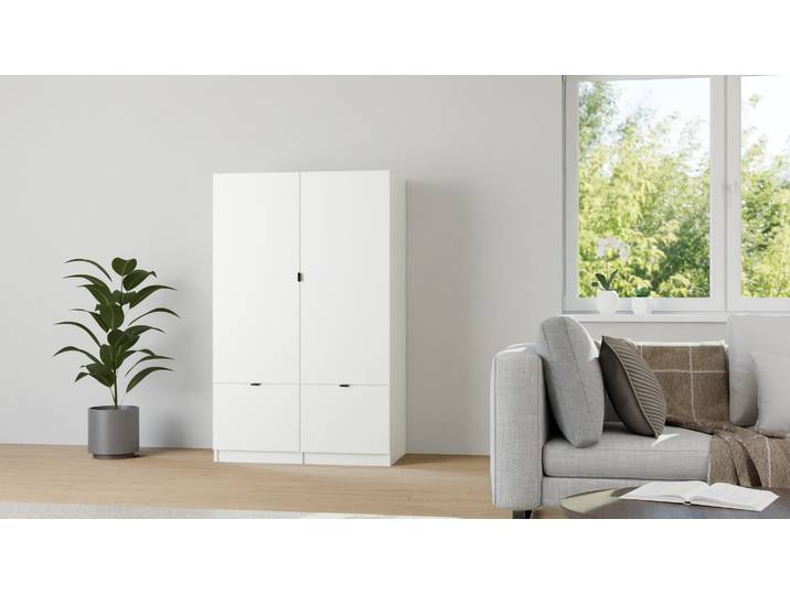 Armoire Pickawood sur mesure Mélaminé premium Blanc