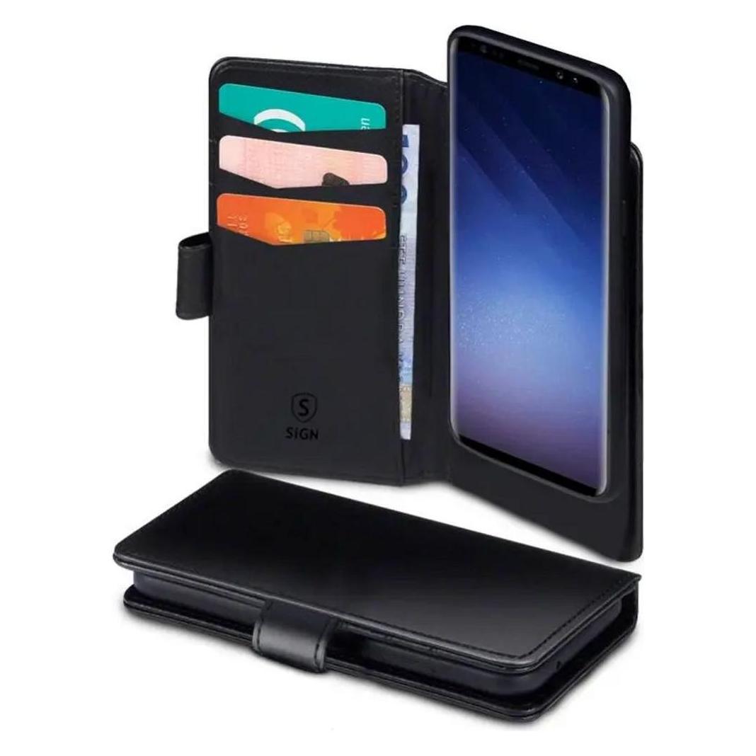 SIGN Wallet Cover 2-in-1 for Samsung Galaxy S23 Plus - Black (Samsung Galaxy S23+) (SN2I1-SAMS23P)