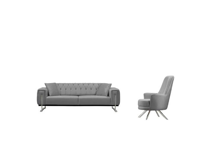 Palms-Store Sofa Valenci 6 Stoff-farben & 3 Kufen Farben, frei kombinierbar, mit Bettfunktion