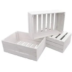 Gerso 3er-Set Holzkiste »DK1« braun