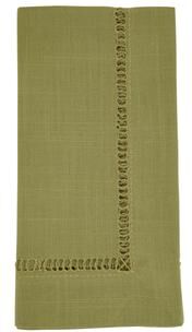 Saro Lifestyle Decorative Napkins (Set of 12) - Stitched Border Detail for Dining and Entertaining