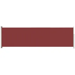 vidaXL Seitenmarkise Ausziehbar 180x600 cm Rot