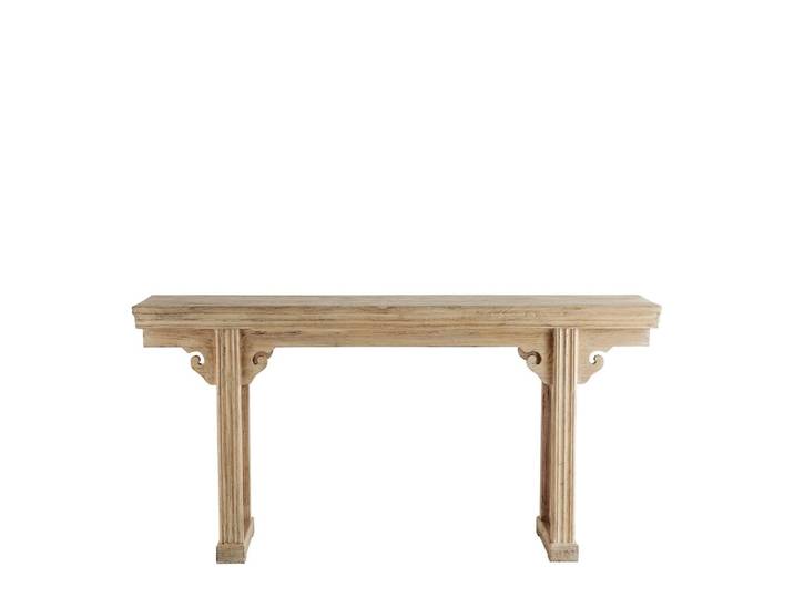 Console en orme recyclé - naturel