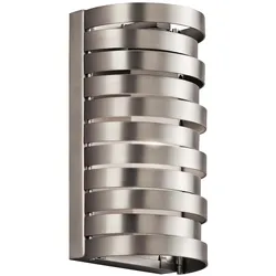Wandlampe Leuchte Schlafzimmerleuchte LED Flur Lampe Opalglas nickel gebürstet