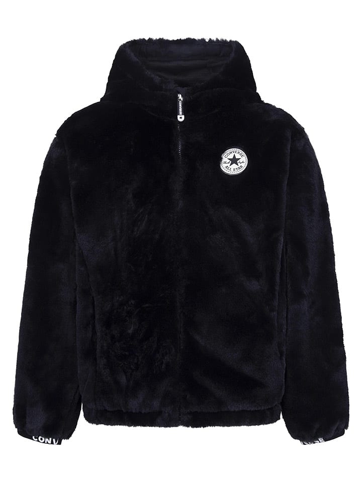 Converse Fleecejacke in Schwarz - 104/110