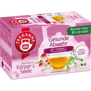 Teekanne Tee Gesunde Abwehr, BIO, Kräutertee, 36 g, 18 Beutel