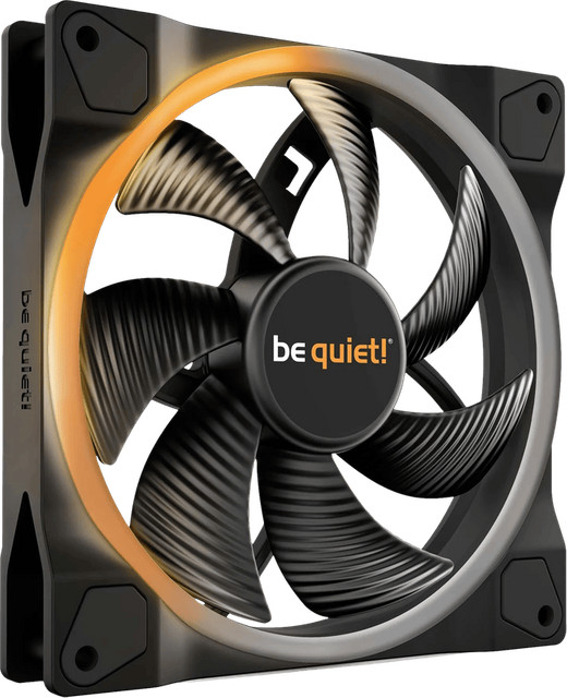 be quiet! Light Wings PWM ARGB computerfan, 140 x 140 x 25 mm