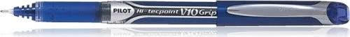 PILOT Hi-Tecpoint Grip V10 Tintenroller blau/transparent 0,7 mm, Schreibfarbe: blau, 1 St.