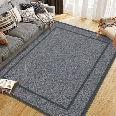 Garvee Rugs for Living Room Non Slip Durable Floor Washable Carpet for High Traffic Areas Indoor Rug for