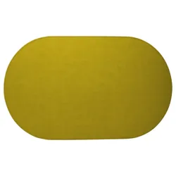 Stil Casa, uni Tischset, mit genähtem Polyurethan kombiniert, 48xh. 30 cm, Dollar-Finish, Farbe Ocker.