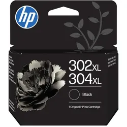 HP, Druckerpatrone, Hewlett-Packard 302XL/304XL Black Original Ink Crtg, 302XL/304XL
