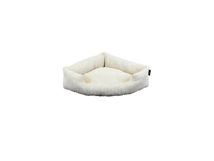 Hundebett, Beige, Uni, dreieckig, 50x15x65 cm, Bezug abnehmbar, weich gepolstert, rutschfeste Unterseite, platzsparend, dekorativ, Freizeit & Co, Tierbedarf, Hundebetten