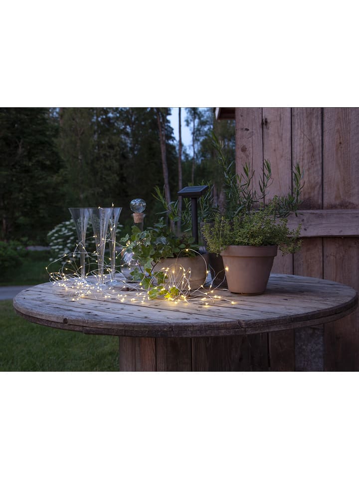 Best Season LED-Solarlichterkette "DewDrop" in Schwarz - (L)19 m - onesize