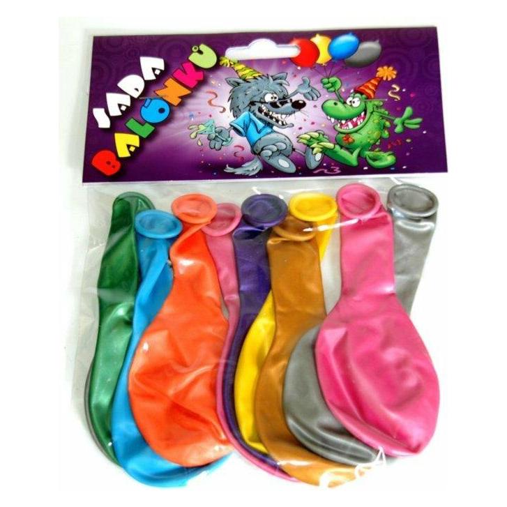 Hornet Aufblasbare Luftballons - bunt metallisch 10 Stück (10x) (1004)