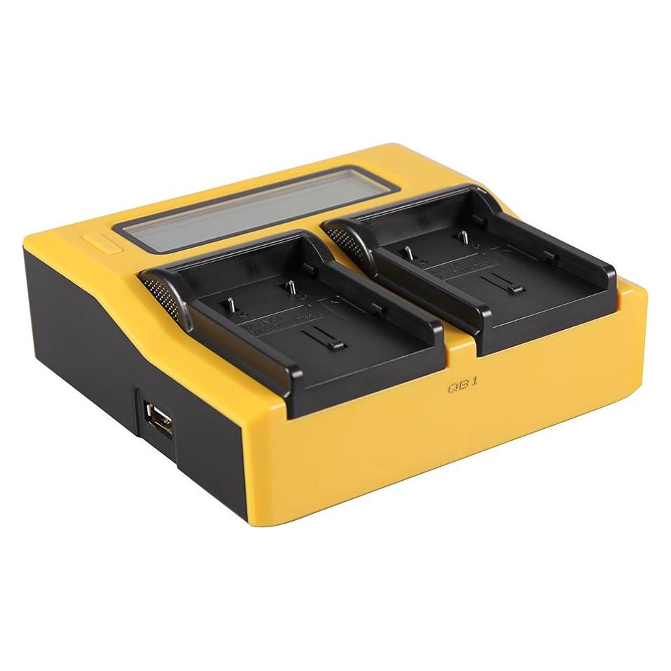 Patona Dual LCD USB Ladegerät f. JVC BNVF707 BN-VF707 BNVF707U BN-VF707U (Kamera Akku Ladegerät) (34652869)