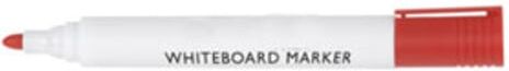 Gama Essencial Marcador Quadro Branco   Vermelho   Ponta redonda 3mm