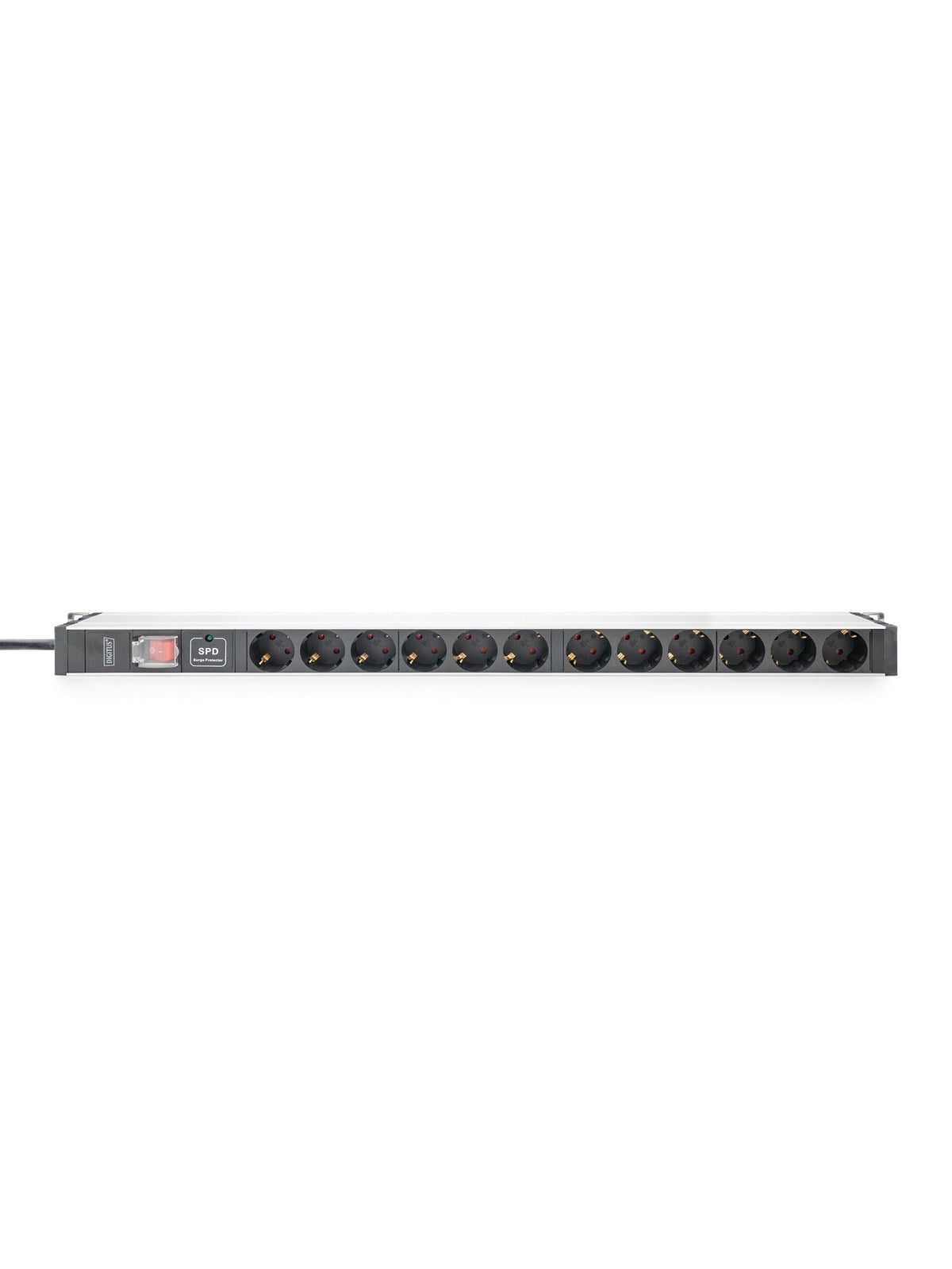 DIGITUS 12-Port - 1U - Aluminum PDU