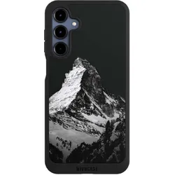 Nivocase Handyhülle für Samsung Galaxy A16 5G Hülle NIVOpure Case Schwarz Alpspitze Berg Schnee (Samsung Galaxy A16 5G), Smartphone Hülle, Schwarz