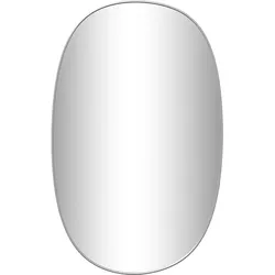 vidaXL Wandspiegel Silbern 80x50 cm