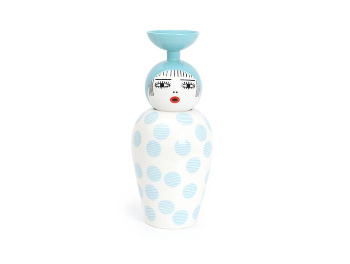 SELETTI vase CANOPIE (Kiki - Porcelaine)