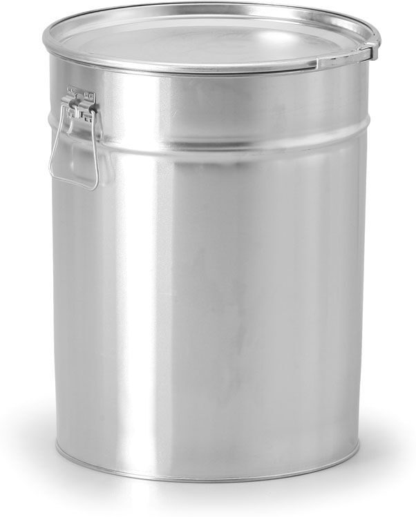 B2B Partner Blecheimer mit Deckel 30 L