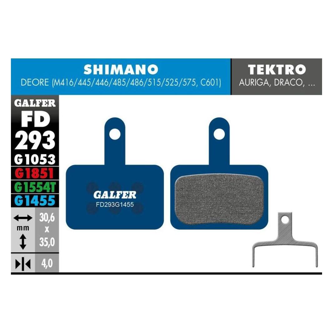 Galfer Bike Road Bremsbeläge (Shimano, Tektro, Semi-Metallisch) (FD293G1455)