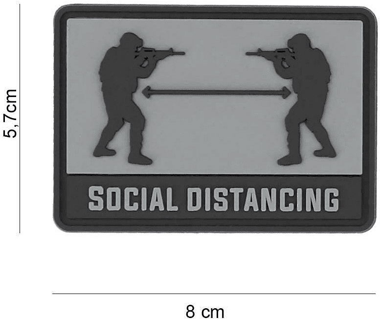 101 INC PVC Patch - Social distance