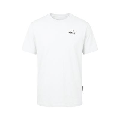 T-Shirt KLEINIGKEIT "Kleinigkeit Girls Easyfit Shirt Verrücktes Huhn", Damen, Gr. XS, weiß, 100% Baumwolle, unifarben, normal, Rundhals, Shirts T-Shirt