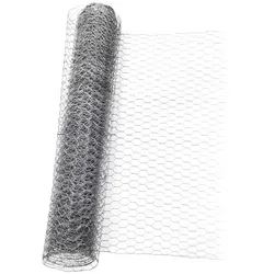 POWERTEC GARDEN 2er Set Drahtgitter verzinkt, HEXAGONAL, ca. 5 x 0,5 m