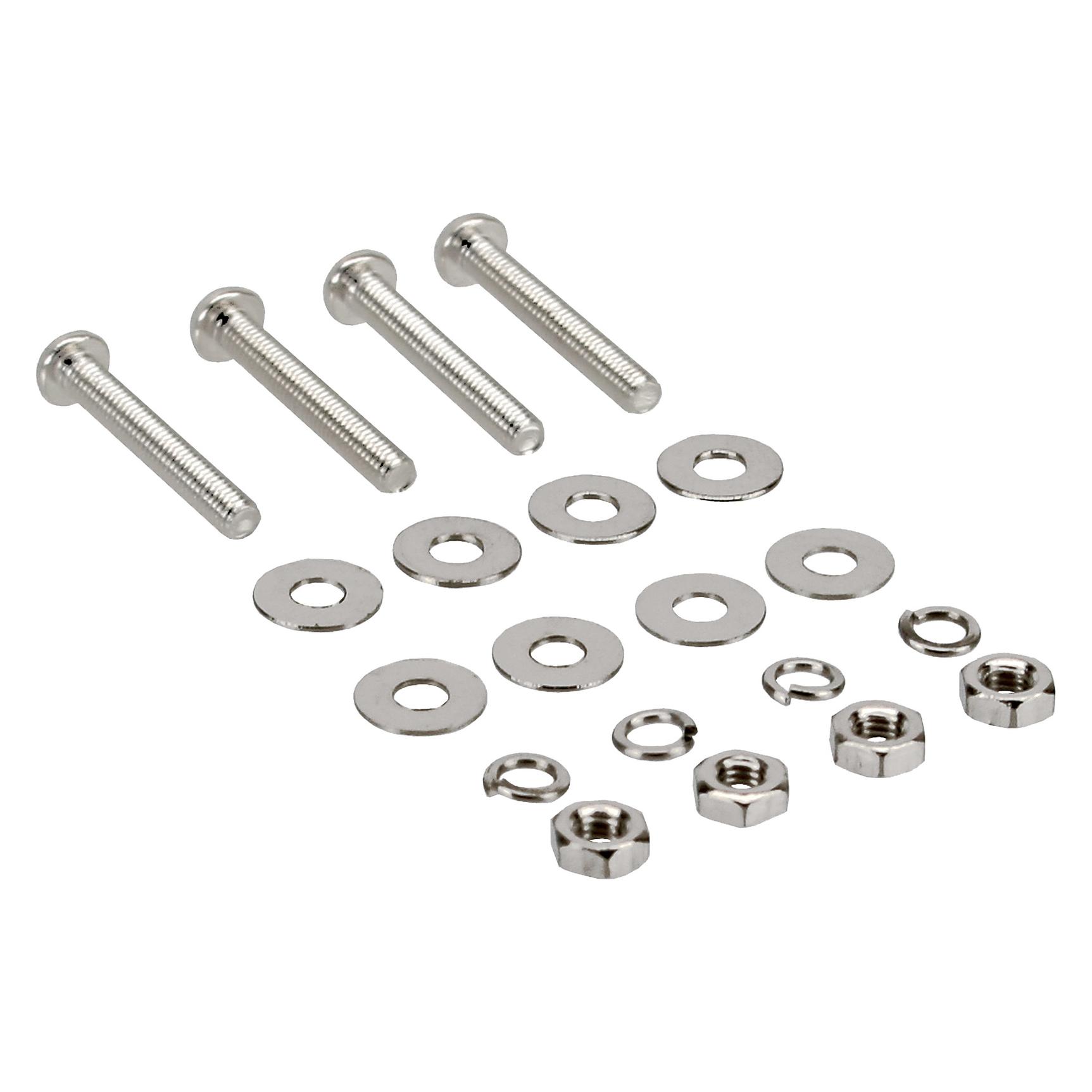 InLine Lüfterschrauben Set für 15mm Lüfter, 4 Stück (33371B)