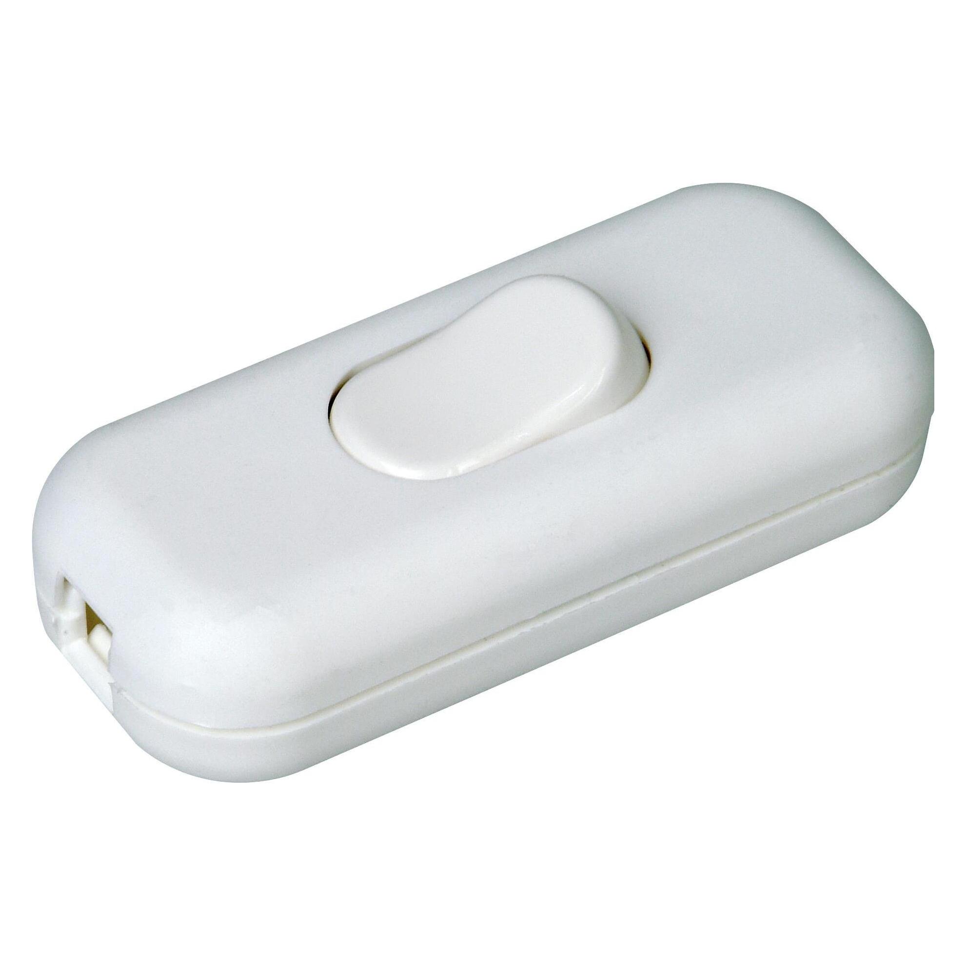 Kopp 191317000 Schnurschalter mit Zugentlastung Weiss 1 x Aus/Ein 2 A 1 St. (191317000)