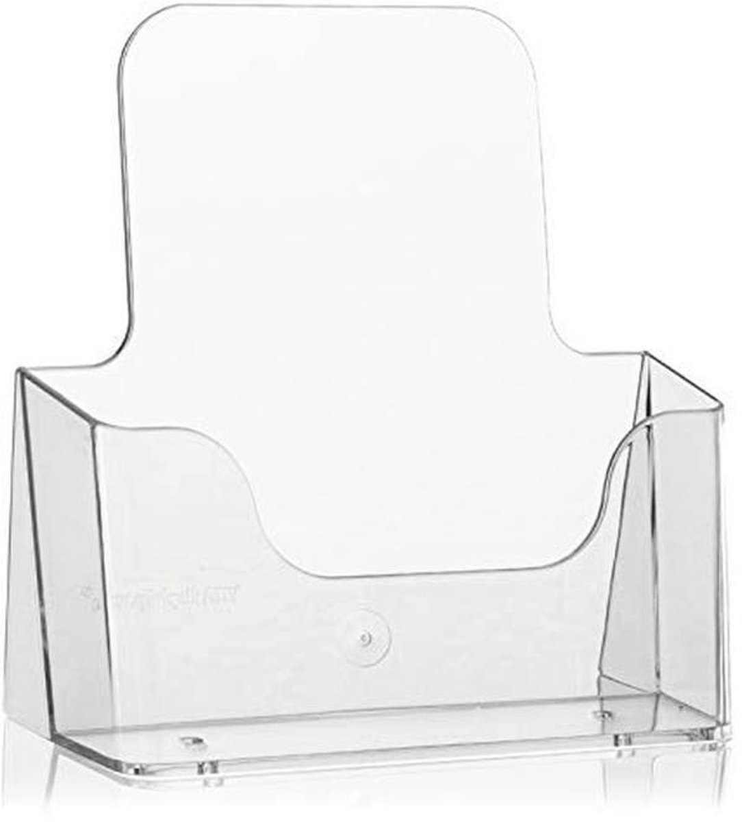 DIN A5 Tafelmodel Brochurehouder - Transparante Flyerstandaard voor Catalogi en Brochures
