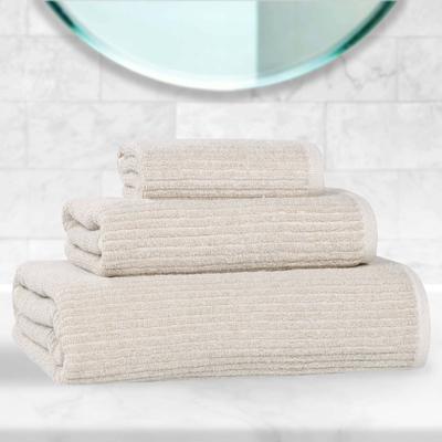 Superior Destin Viscose Cotton Blend 3 Piece Towel Set