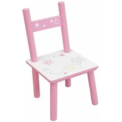 Jemini, Kinderstuhl + Kindertisch, table d'activités + 1 chaise fille licorne (Kinderstuhl, Kindertisch)