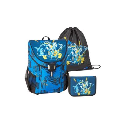 Handtasche LEGO "LEGO Bag Easy", Kinder, Gr. onesize, blau, Obermaterial: 100% Polyester, Taschen Handtasche