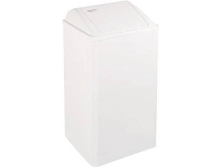 Mediclinics Afvalbak Gesloten Wit Inhoud 65 liter