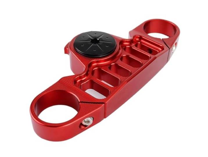Obere Gabelbrücke， Für CB650R 2018-2022 Motorrad Triple Clamp Obere Gabel Halter Panel Gabelführung Gabelbrücke，(B)