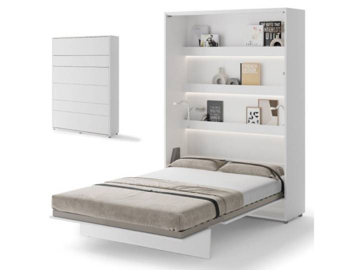 yourhouse24 Schrankbett Vertical Wandklappbett Lenart Bed Concept - Ideal für kleine Räume