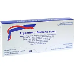 ARGENTUM/BERBERIS comp.Ampullen 8 St