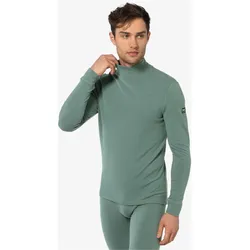 Super Natural, Herren, Funktionsshirt, Turtleneck (L), Schwarz, L